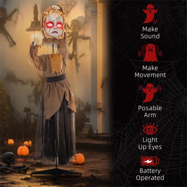 Halloween Horror Pop - Bewegend met Licht & Geluid MOONOVA