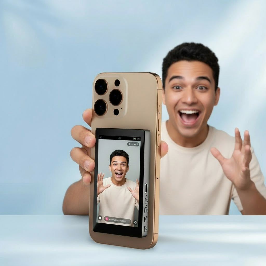 Magnetisch draadloos selfie display