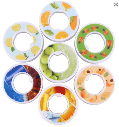 MOONOVA - 7 stuks Aroma/Geurpods - Verfrissende Fruitgeuren voor je Waterfles MOONOVA