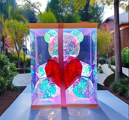 MOONOVA - Magische LED Teddy 40 cm – Licht, Magie en Warmte! MOONOVA