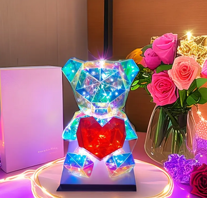 MOONOVA - Magische LED Teddy Klein – Licht, Magie en Warmte! MOONOVA