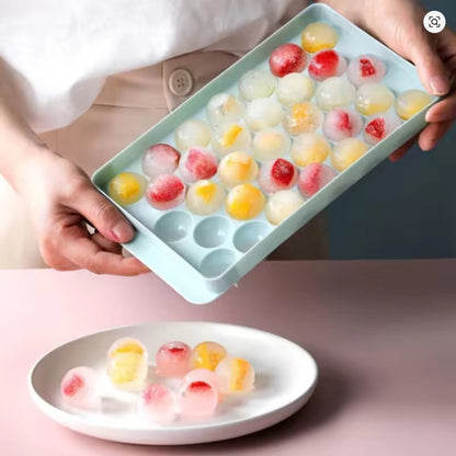 MOONOVA - IJsblokjesvorm + deksel - Matcha, IceCoffee & Cocktails | Blauw MOONOVA