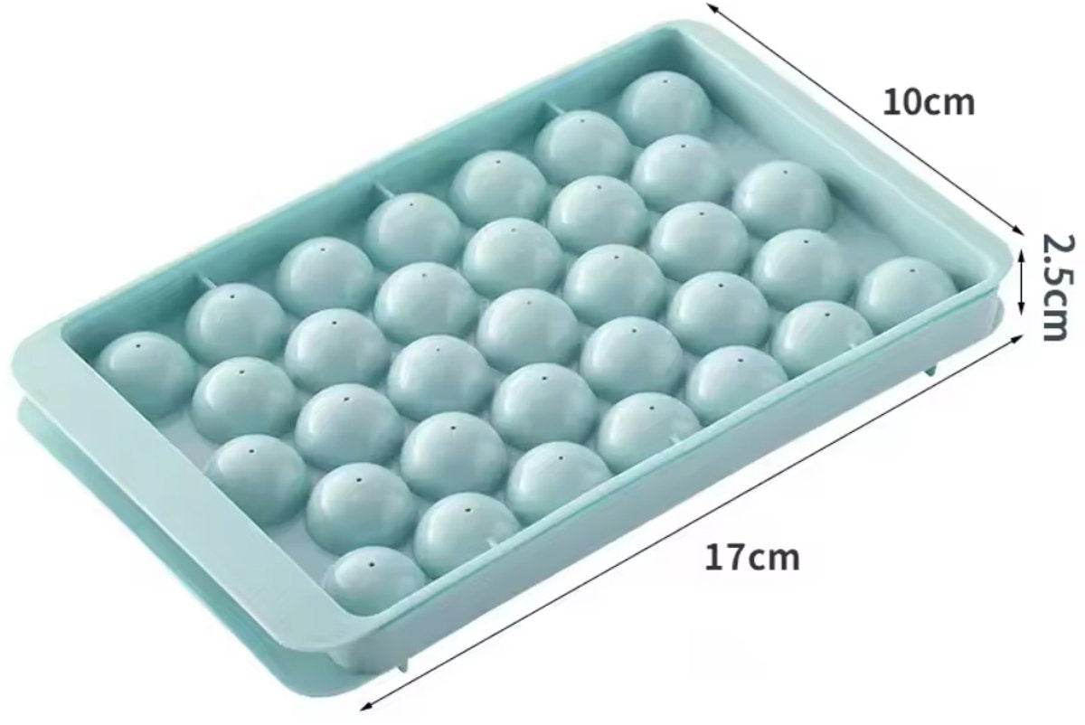 MOONOVA - IJsblokjesvorm + deksel - Matcha, IceCoffee & Cocktails | Blauw MOONOVA