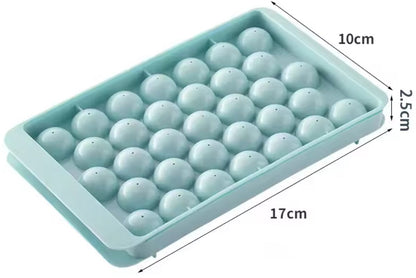 MOONOVA - IJsblokjesvorm + deksel - Matcha, IceCoffee & Cocktails | Blauw MOONOVA