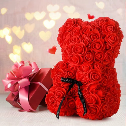 MOONOVA – Luxe Rozenbeer Rood - Romantisch & Handgemaakt Middel MOONOVA