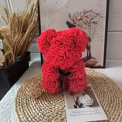 MOONOVA – Luxe Rozenbeer Rood - Romantisch & Handgemaakt Klein MOONOVA