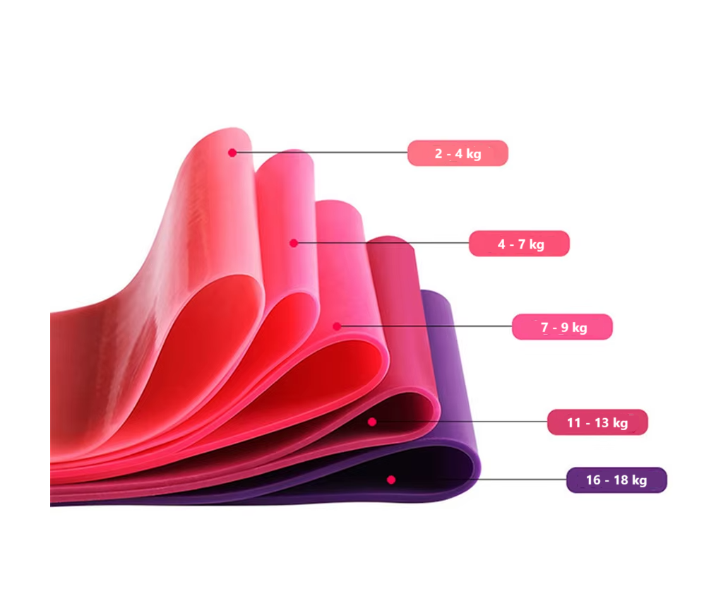 MOONOVA - Workout Resistance Bands - Weerstandsbanden - 6-delig MOONOVA