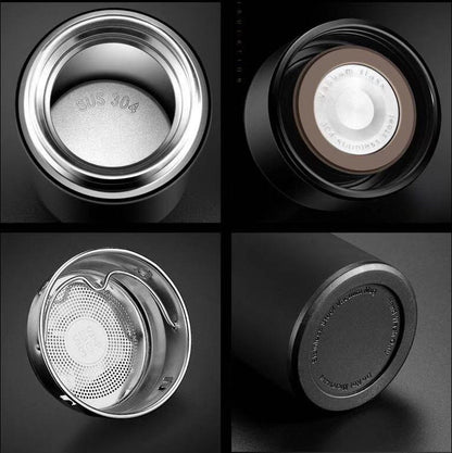 MOONOVA – Slimme RVS Thermosfles met LED Display | Wit MOONOVA