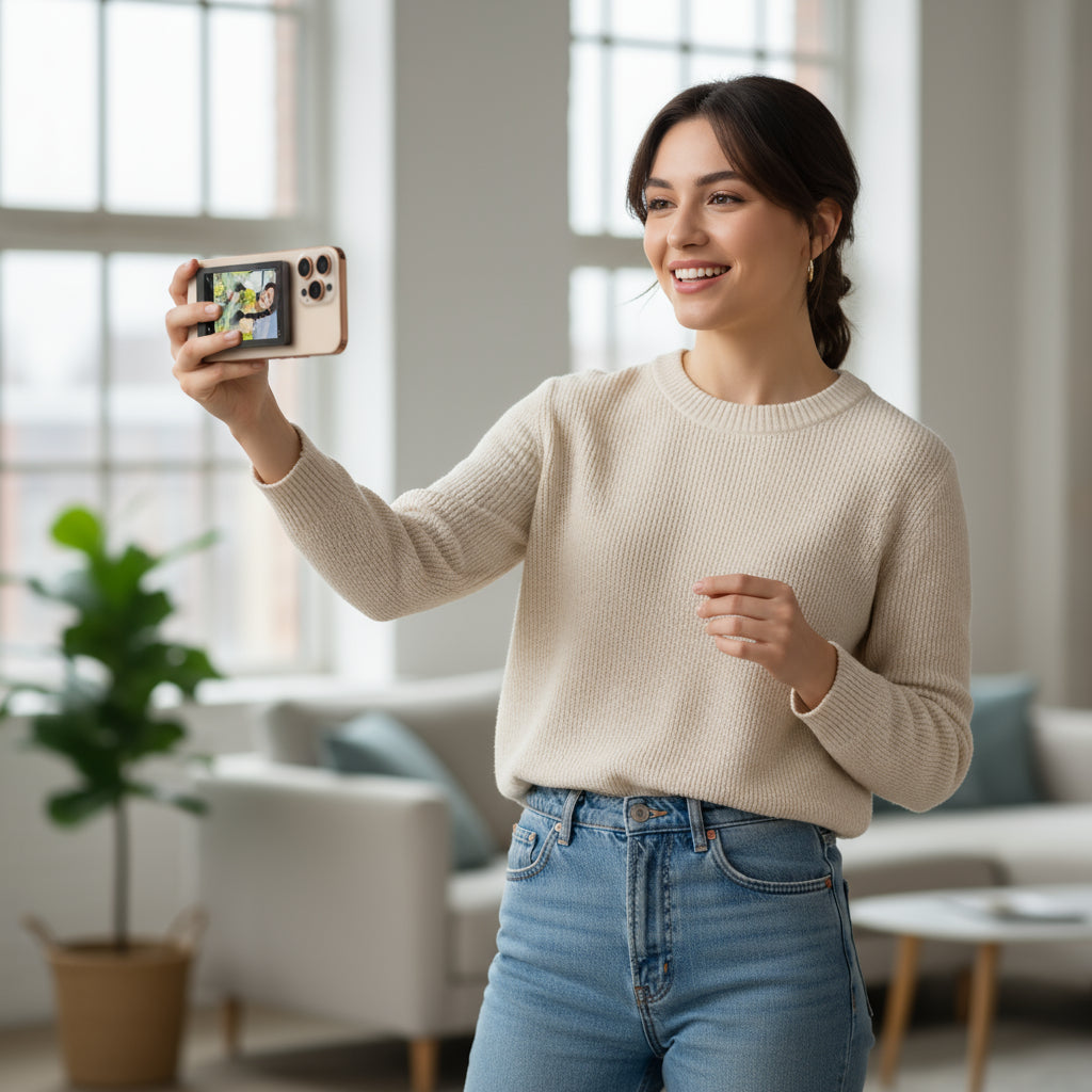 MOONOVA - Magnetische Selfie Display