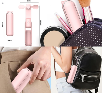 MOONOVA - Multifunctionele Hand/Bureau Ventilator met Powerbank MOONOVA