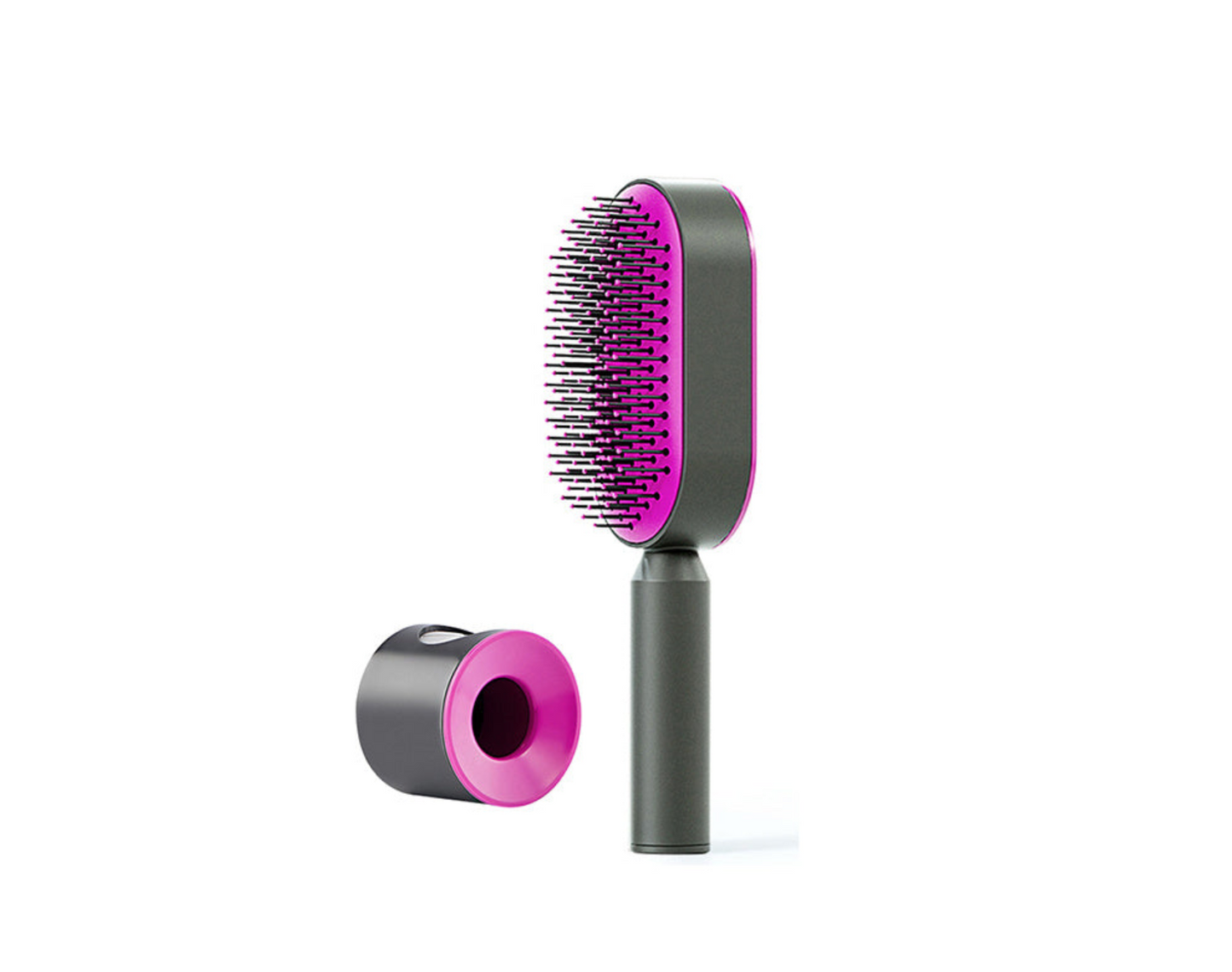 MOONOVA - Zelfreinigende Anti-Klit Haarborstel – Massage & Anti-Statisch MOONOVA