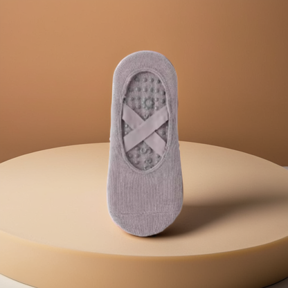 MOONOVA - Yoga Socks – Anti-slip & Grip voor Pilates & Ballet - Laag - Paars MOONOVA