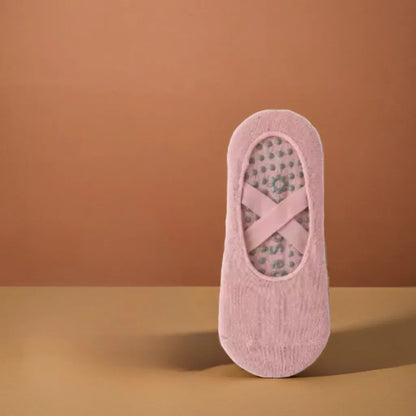 MOONOVA - Yoga Socks – Anti-slip & Grip voor Pilates & Ballet - Laag - Roze MOONOVA